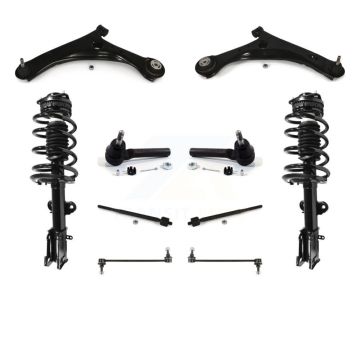Front Arms Complete Shock Tie Rods Link Sway Bar Kit (10Pc) For Dodge Grand Caravan Town KSS-103926
