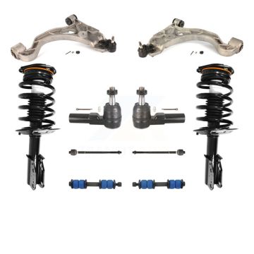 Front Arms Complete Shock Tie Rods Link Sway Bar Kit (10Pc) For Buick LeSabre Oldsmobile KSS-103943