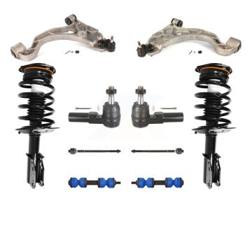 Front Arms Complete Shock Tie Rods Link Sway Bar Kit (10Pc) For Buick LeSabre Oldsmobile KSS-103944