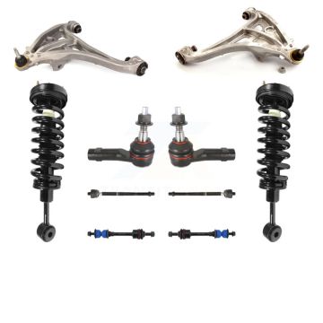 Front Control Arms & Complete Shock Tie Rods Link Sway Bar Kit (10Pc) For Ford F-150 Mark KSS-103957