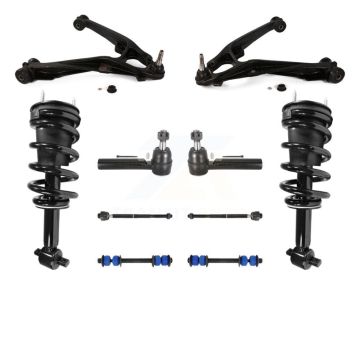 Front Control Arms & Complete Shock Tie Rods Link Sway Bar Kit (10Pc) For GMC Sierra 1500 KSS-103968
