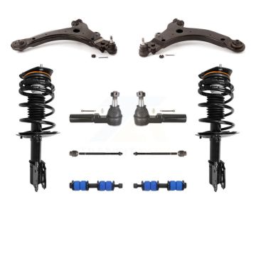 Front Arms & Complete Shock Tie Rods Link Sway Bar Kit (10Pc) For Buick LaCrosse Century KSS-103978