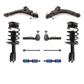 Front Arms Complete Shock Tie Rods Link Sway Bar Kit (10Pc) For Pontiac Montana Chevrolet KSS-103980