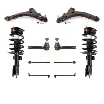 Front Control Arms & Complete Shock Tie Rods Link Sway Bar Kit (10Pc) For Pontiac Montana KSS-103983