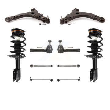 Front Control Arms & Complete Shock Tie Rods Link Sway Bar Kit (10Pc) For Pontiac Montana KSS-103984