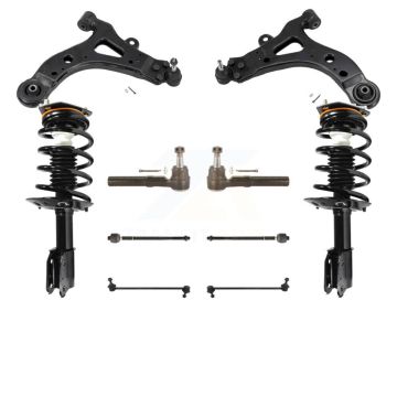 Front Control Arms & Complete Shock Tie Rods Link Sway Bar Kit (10Pc) For Pontiac Montana KSS-103986