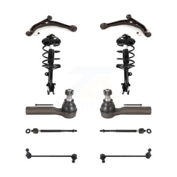 Front Arms & Complete Shock Tie Rods Link Sway Bar Kit (10Pc) For 2002-2004 Honda Odyssey KSS-104009