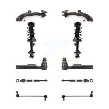 Front Control Arms And Complete Shock Tie Rods Link Sway Bar Kit (10Pc) For Honda CR-V KSS-104018