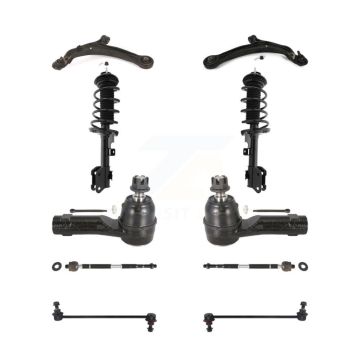 Front Control Arms And Complete Shock Tie Rods Link Sway Bar Kit (10Pc) For Honda Odyssey KSS-104025