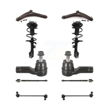 Front Control Arms Complete Shock Tie Rods Link Sway Bar Kit (10Pc) For Mitsubishi Lancer KSS-104027