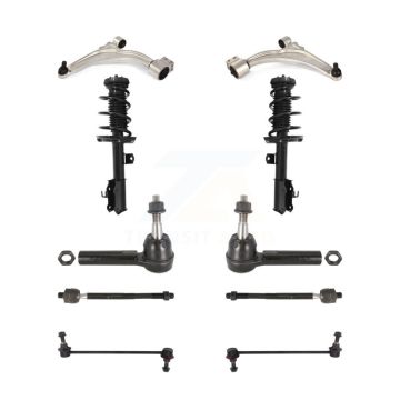 Front Arms And Complete Shock Tie Rods Link Sway Bar Kit (10Pc) For Chevrolet Cruze KSS-104040