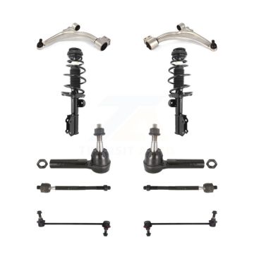 Front Control Arms And Complete Shock Tie Rods Link Sway Bar Kit (10Pc) For Buick Verano KSS-104042