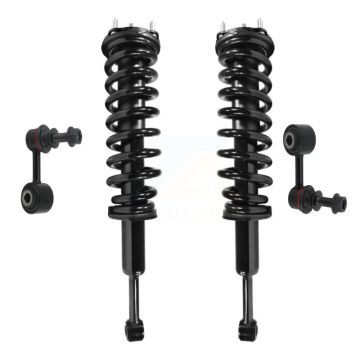 Front Shock Assembly And TOR Link Kit For 2007-2021 Toyota Tundra Excludes TRD Package KSS-104057