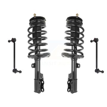 Front Shock Assembly & TOR Link Kit For 2005-2010 Toyota Sienna FWD AWD 8 Passenger Only KSS-104069