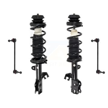 Front Complete Shock Assembly And TOR Link Kit For Nissan Versa Note KSS-104070