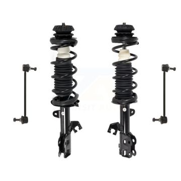 Front Complete Shock Assembly And TQ Link Kit For Nissan Versa Note KSS-104095