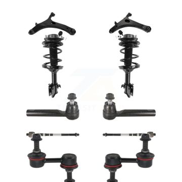 Front Control Arms & Complete Shock Tie Rods Link Sway Bar Kit (10Pc) For Subaru Impreza KSS-104120
