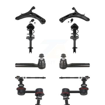 Front Arms Complete Shock Tie Rods Link Sway Bar Kit (10Pc) For 2013-2014 Subaru Outback KSS-104140