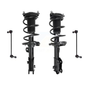 Front Complete Shock Assembly And TOR Link Kit For Hyundai Elantra Kia Forte KSS-104165