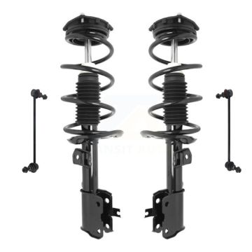 Front Shock Assembly & TOR Link Kit For Nissan Rogue Select Excludes All Wheel Drive FWD KSS-104182
