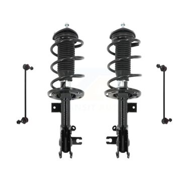 Front Complete Shock Assembly And TOR Link Kit For 2014-2018 Mazda 3 KSS-104185