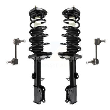 Rear Complete Shock Assembly And TQ Link Kit For Toyota Corolla Prizm Chevrolet Geo KSS-104201