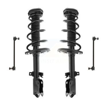 Rear Complete Shock Assembly And TQ Link Kit For 2012-2017 Toyota Camry LE/XLE KSS-104211