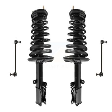 Rear Complete Shock Assembly And TQ Link Kit For 2002-2003 Toyota Camry Lexus ES300 KSS-104219