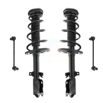 Rear Complete Shock Assembly And TOR Link Kit For 2012-2017 Toyota Camry LE/XLE KSS-104246