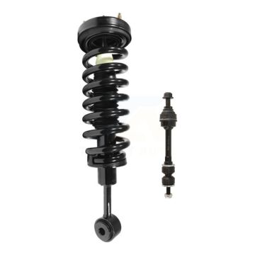 Front Complete Shock Assembly & TQ Link Kit For 2006-2008 Ford F-150 Lincoln Mark LT 4WD KSS-104314