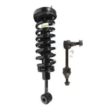 Front Complete Shock Assembly And TQ Link Kit For 2004 Ford F-150 4WD KSS-104348