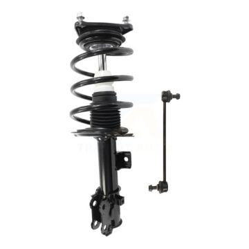 Front Left Complete Shock Assembly And TQ Link Kit For Kia Forte Forte5 Koup KSS-104459