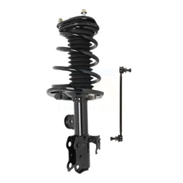 Front Left Complete Shock Assembly And TQ Link Kit For Toyota Prius V Scion tC KSS-104495