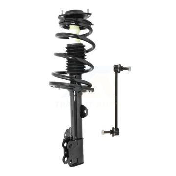 Front Left Shock Assembly And TQ Link Kit For Toyota Highlander Excludes Sport Suspension KSS-104500