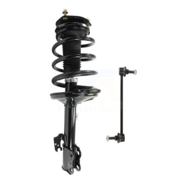 Front Left Complete Shock Assembly And TQ Link Kit For Lexus RX350 RX330 RX400h AWD KSS-104505