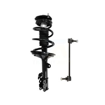 Front Left Shock Assembly And TQ Link Kit For Toyota Highlander Excludes Touring Edition KSS-104506