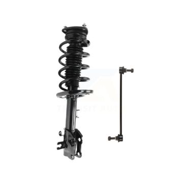Front Left Shock Assembly & TQ Link Kit For 13-16 Mazda CX-5 FWD Excludes All Wheel Drive KSS-104513