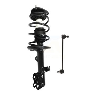 Front Left Complete Shock Assembly And TQ Link Kit For Toyota Corolla Matrix Pontiac Vibe KSS-104542