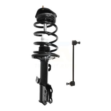 Front Left Complete Shock Assembly & TQ Link Kit For 2003-2008 Toyota Matrix Pontiac Vibe KSS-104544