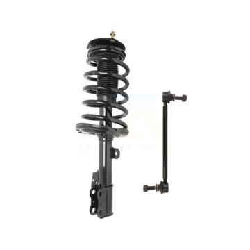 Front Left Shock Assembly & TQ Link Kit For 05-10 Toyota Sienna FWD AWD 8 Passenger Only KSS-104548