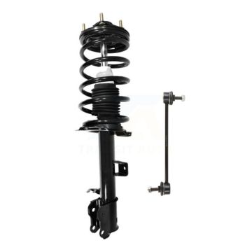 Front Left Complete Shock Assembly & TQ Link Kit For 2001-2004 Ford Escape Mazda Tribute KSS-104573