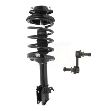 Front Left Shock Assembly And TQ Link Kit For Subaru Outback Excludes Manual Transmission KSS-104576