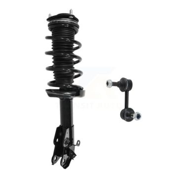 Front Left Complete Shock Assembly And TQ Link Kit For Honda Civic Acura CSX KSS-104603