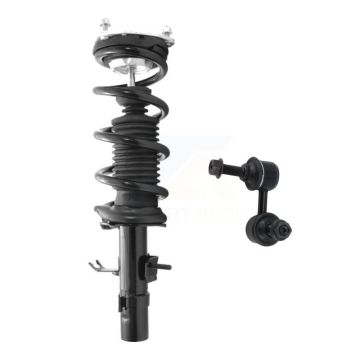 Front Left Complete Shock Assembly And TQ Link Kit For INFINITI G37 Q60 Coupe with AWD KSS-104632