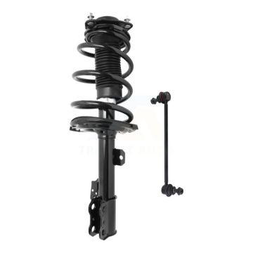Front Left Shock Assembly And TOR Link Kit For 2011-2020 Toyota Sienna FWD Excludes AWD KSS-104656