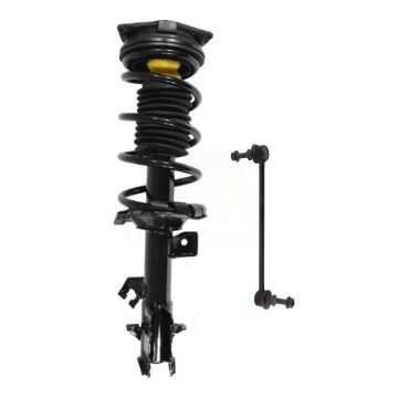 Front Left Complete Shock Assembly And TOR Link Kit For Nissan Versa Cube KSS-104662