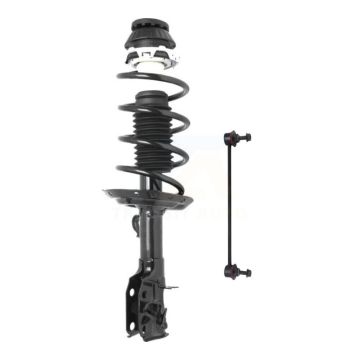 Front Left Complete Shock Assembly And TOR Link Kit For Honda Fit Insight KSS-104681