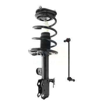 Front Left Shock Assembly & TOR Link Kit For 2013-2018 Toyota RAV4 Excludes Sport Package KSS-104695