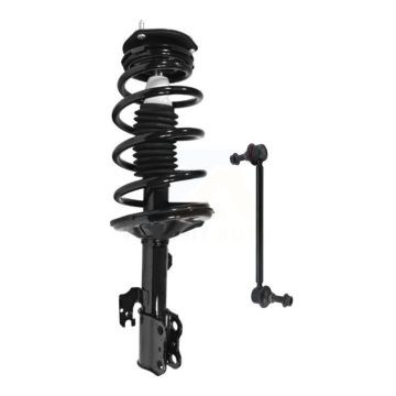 Front Left Shock Assembly And TOR Link Kit For 2004-2006 Toyota Sienna 7 Passenger Only KSS-104701