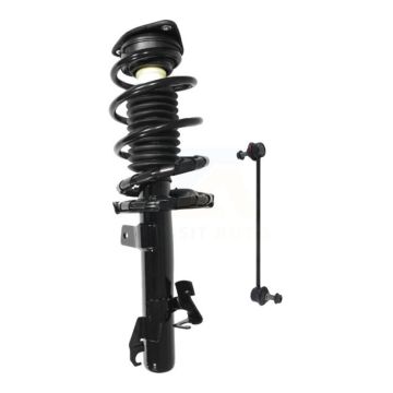 Front Left Complete Shock Assembly And TOR Link Kit For Mazda 3 Excludes MazdaSpeed Model KSS-104718